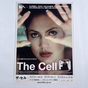 The Cell 2000 Jennifer Lopez Japan Chirashi Movie Flyer Mini Poster B5 Singh